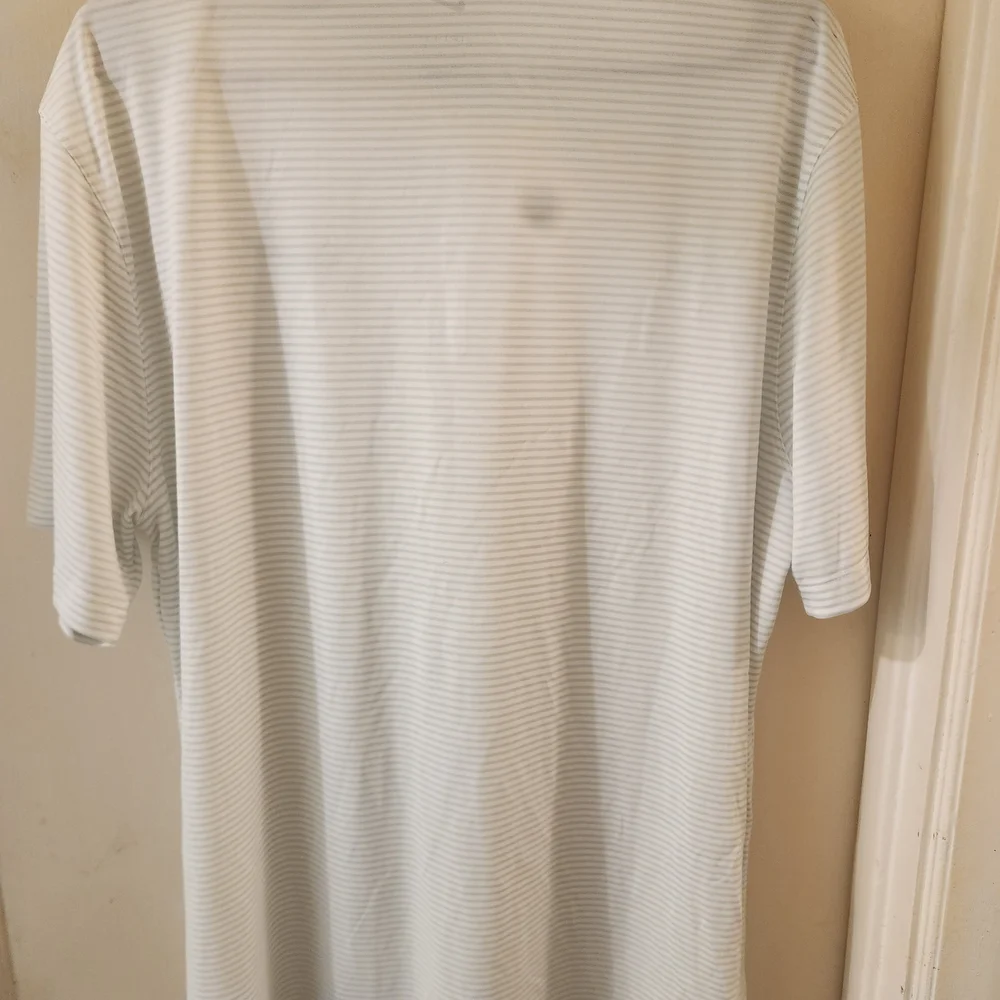 Nike Men's Polo with Subtle Stripes - Picture 3 of 4